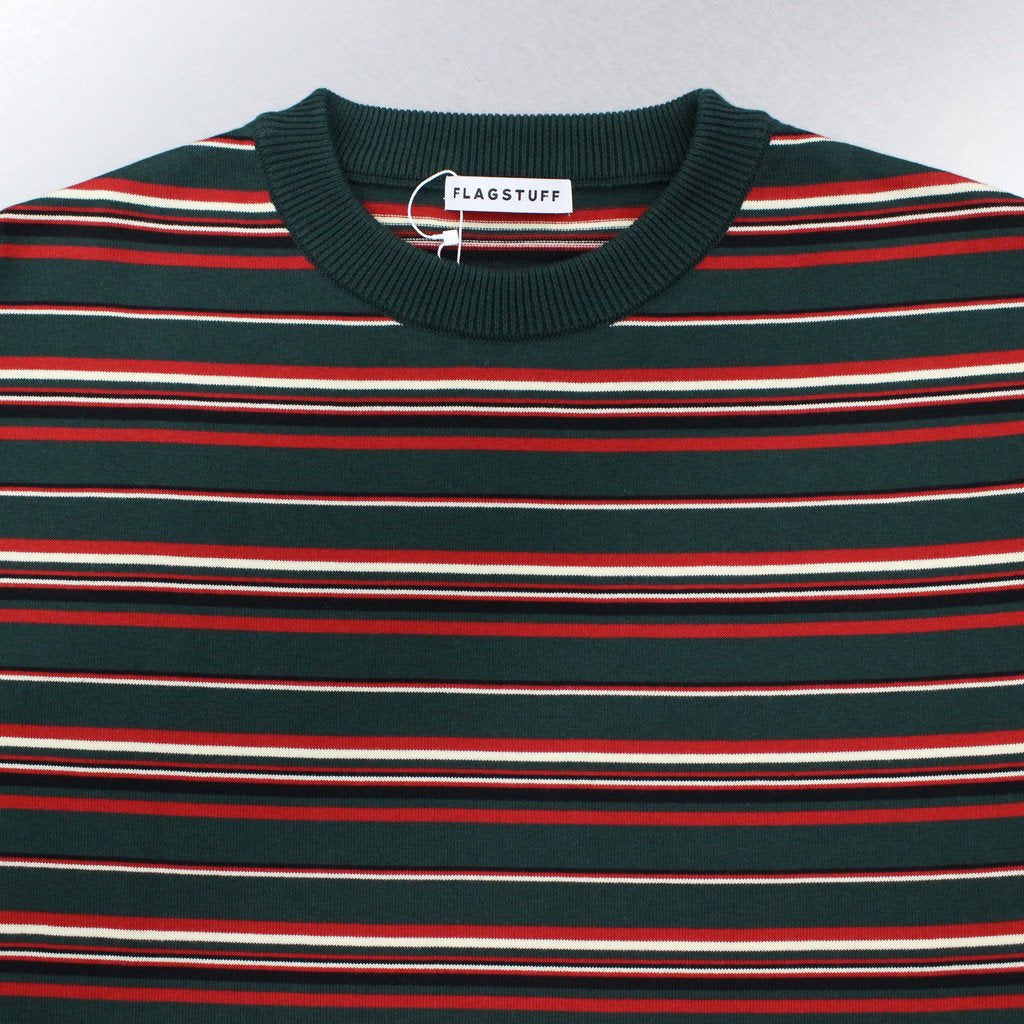 BORDER KNIT S/S TEE #GREEN [23SS-FS-12/FS1147]