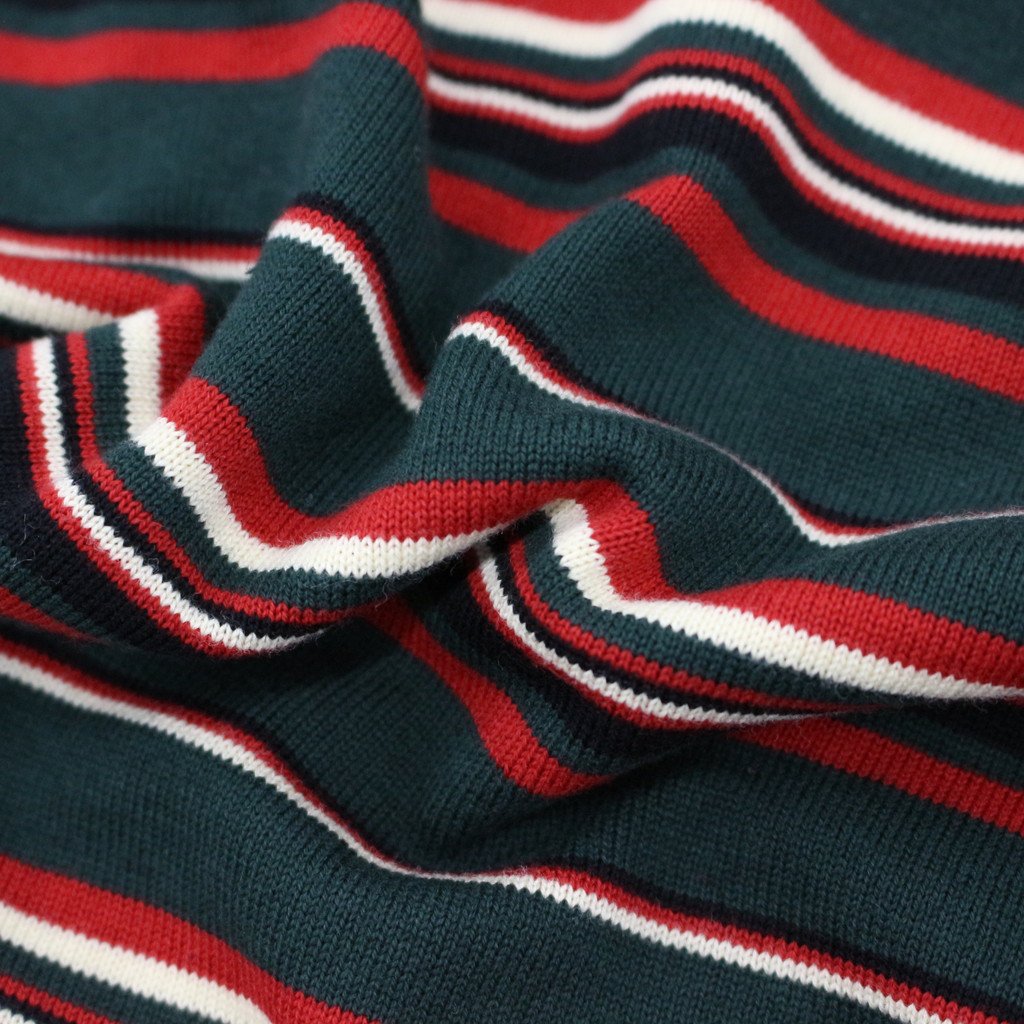 BORDER KNIT S/S TEE #GREEN [23SS-FS-12/FS1147]