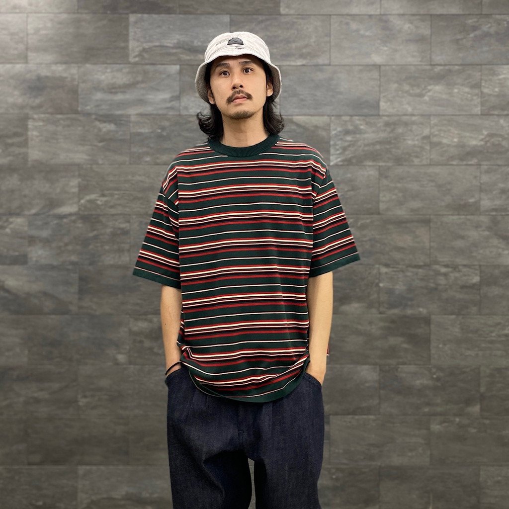 BORDER KNIT S/S TEE #GREEN [23SS-FS-12/FS1147]