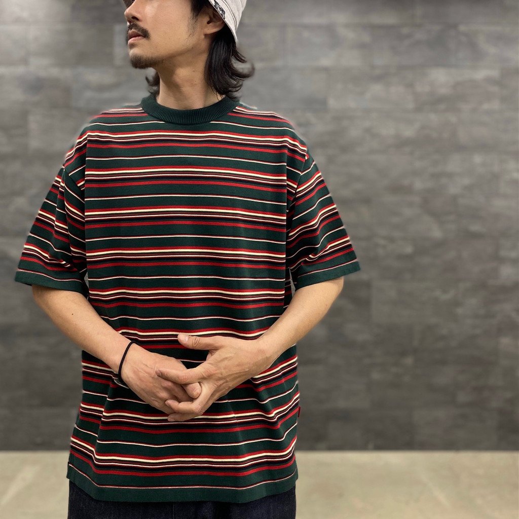BORDER KNIT S/S TEE #GREEN [23SS-FS-12/FS1147]