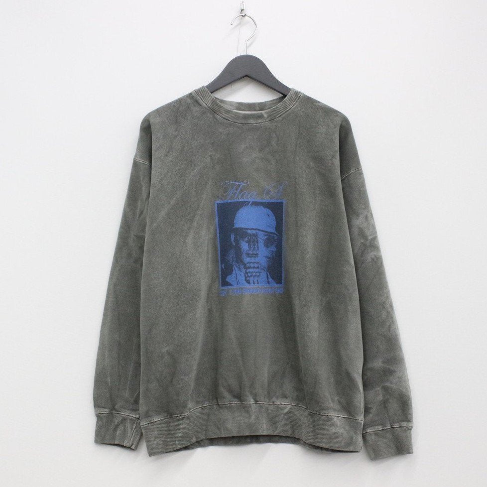 旗衛衣#D-灰色 [23SS-FS-40/FS1183]