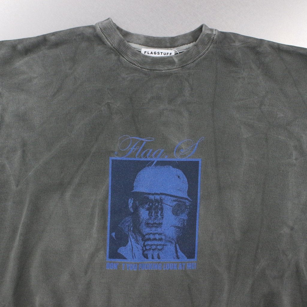 旗衛衣#D-灰色 [23SS-FS-40/FS1183]