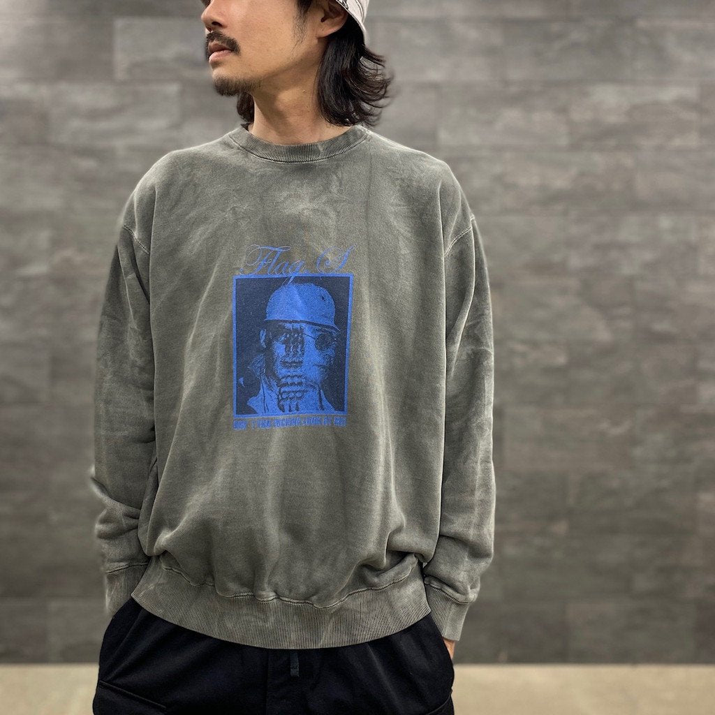 旗衛衣#D-灰色 [23SS-FS-40/FS1183]