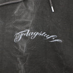 嘴唇&amp;香菸連帽衫#黑色 [23SS-FS-38/FS1182]