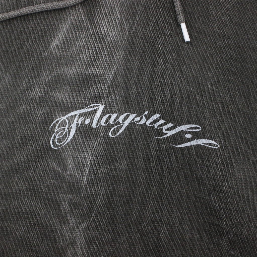 嘴唇&amp;香菸連帽衫#黑色 [23SS-FS-38/FS1182]