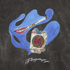 嘴唇&amp;香菸連帽衫#黑色 [23SS-FS-38/FS1182]