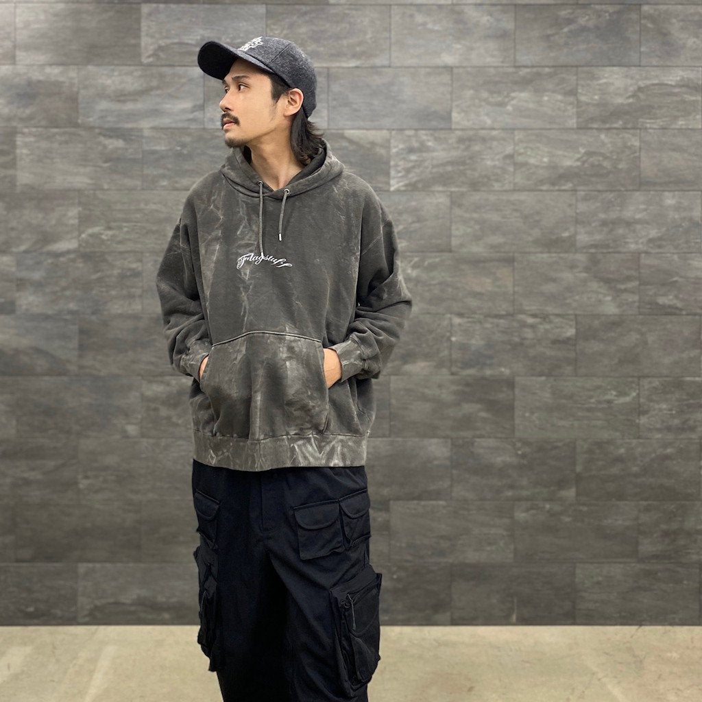 嘴唇&amp;香菸連帽衫#黑色 [23SS-FS-38/FS1182]