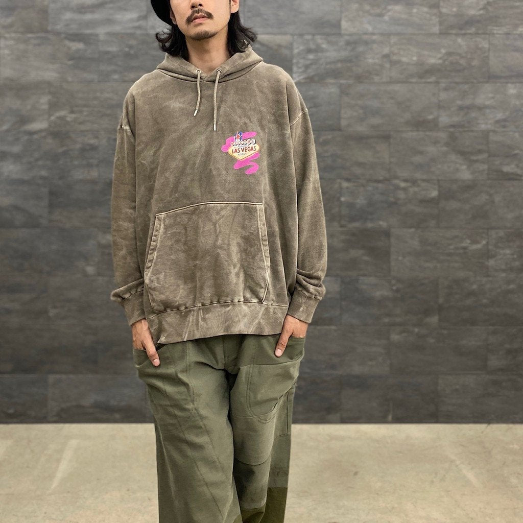 VEGAS HOODIE #BROWN [23SS-FS-39/FS1187]