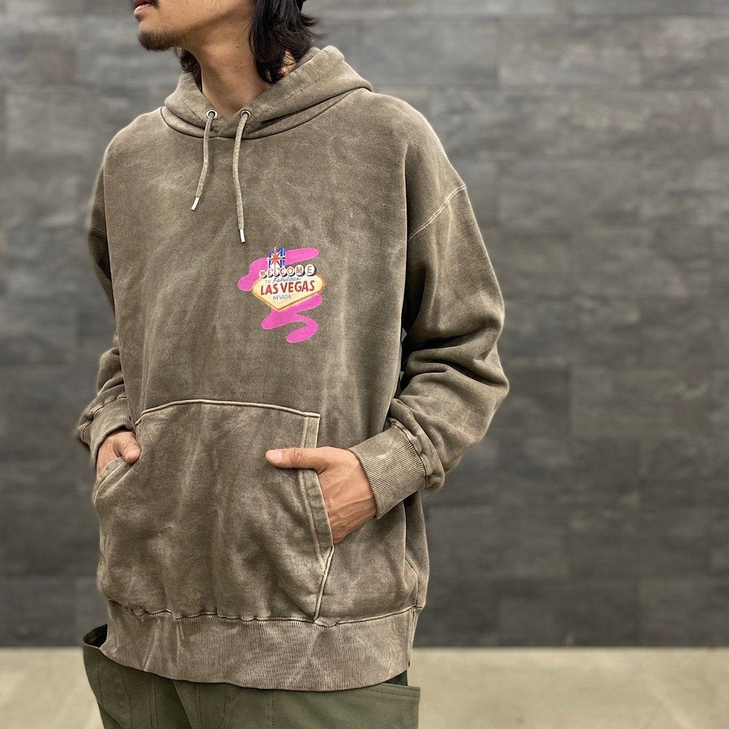 VEGAS HOODIE #BROWN [23SS-FS-39/FS1187]