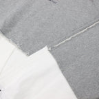 MULTI COLOR CUTOFF HOODIE #GRAY [23SS-FS-33/FS1067]