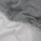 MULTI COLOR CUTOFF HOODIE #GRAY [23SS-FS-33/FS1067]