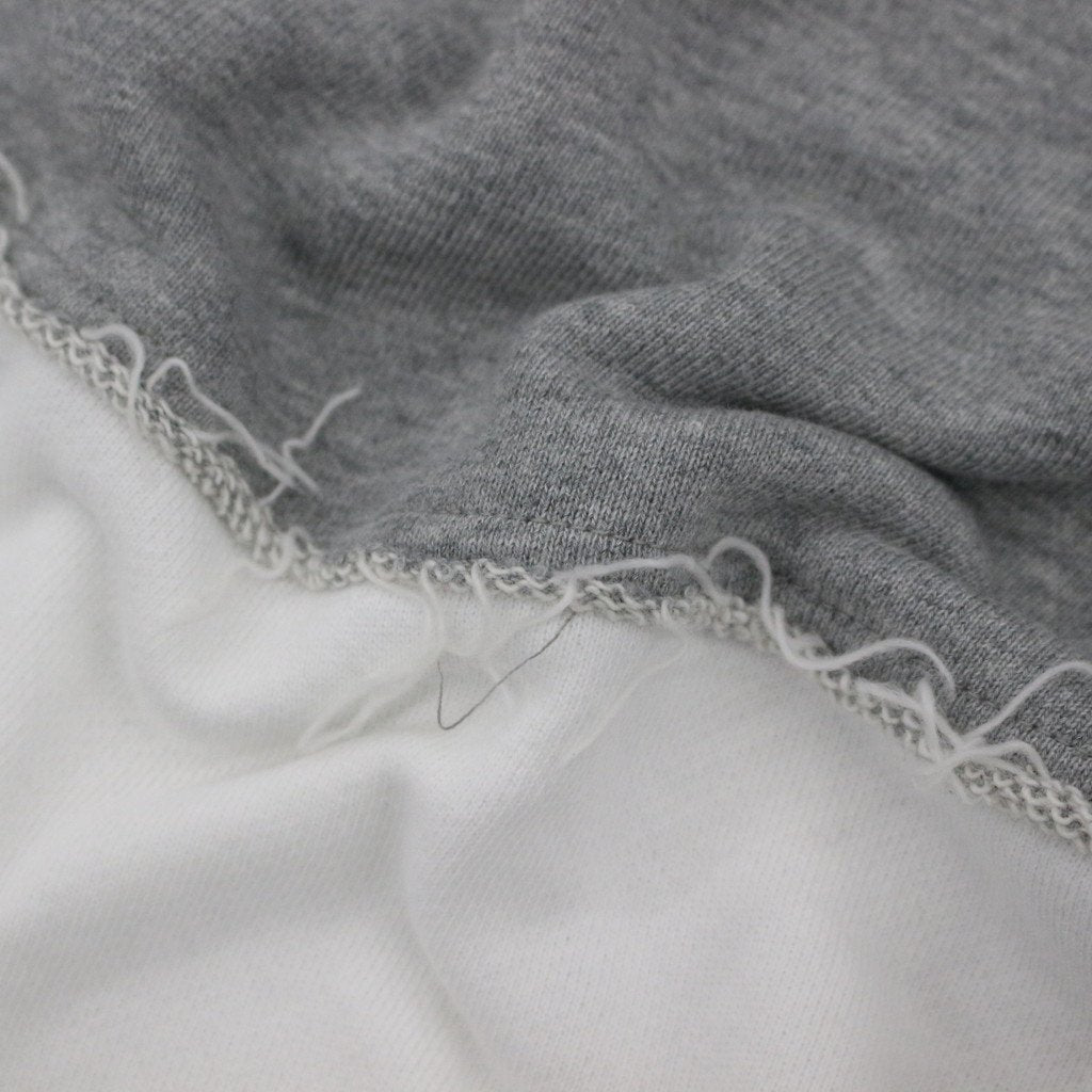 MULTI COLOR CUTOFF HOODIE #GRAY [23SS-FS-33/FS1067]