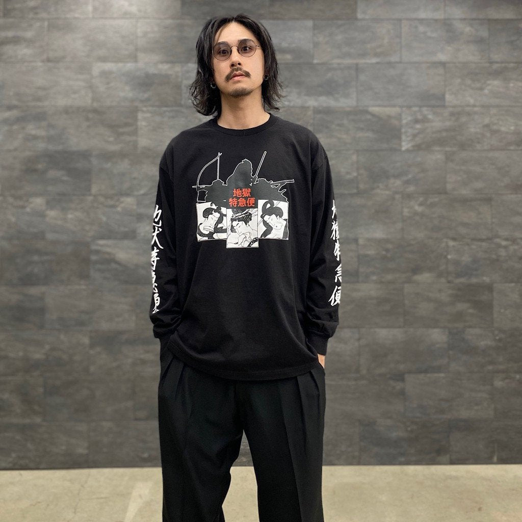 ANGEL L/S TEE #BLACK [FS1319]