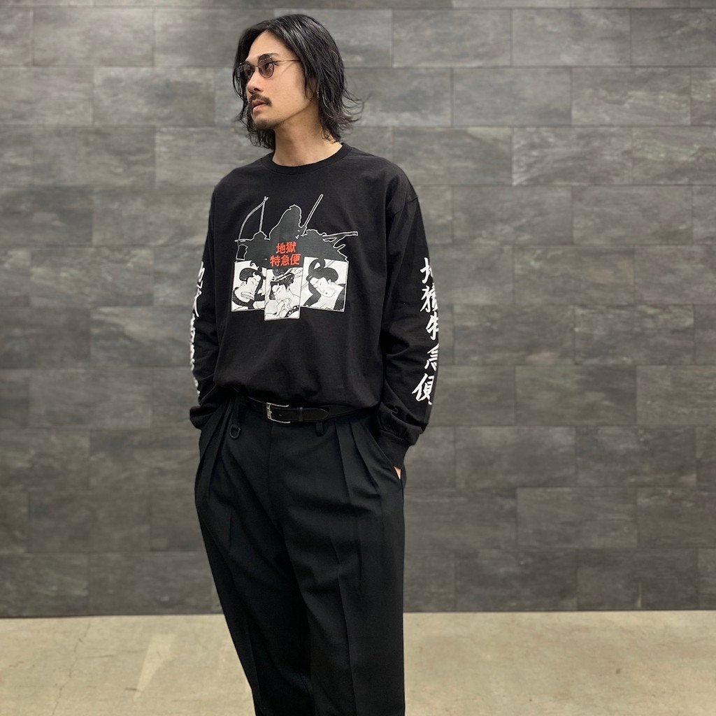 ANGEL L/S TEE #BLACK [FS1319]