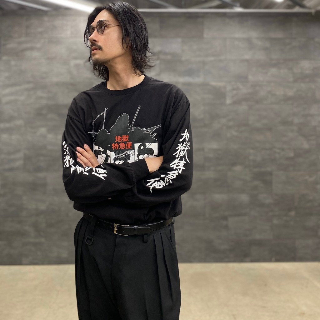 ANGEL L/S TEE #BLACK [FS1319]