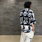 TUPAC | S/S HAWAIIAN SHIRT -TYPE 2- #WHITE [TUPAC-WM-HI02]