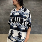 TUPAC | S/S HAWAIIAN SHIRT -TYPE 2- #WHITE [TUPAC-WM-HI02]