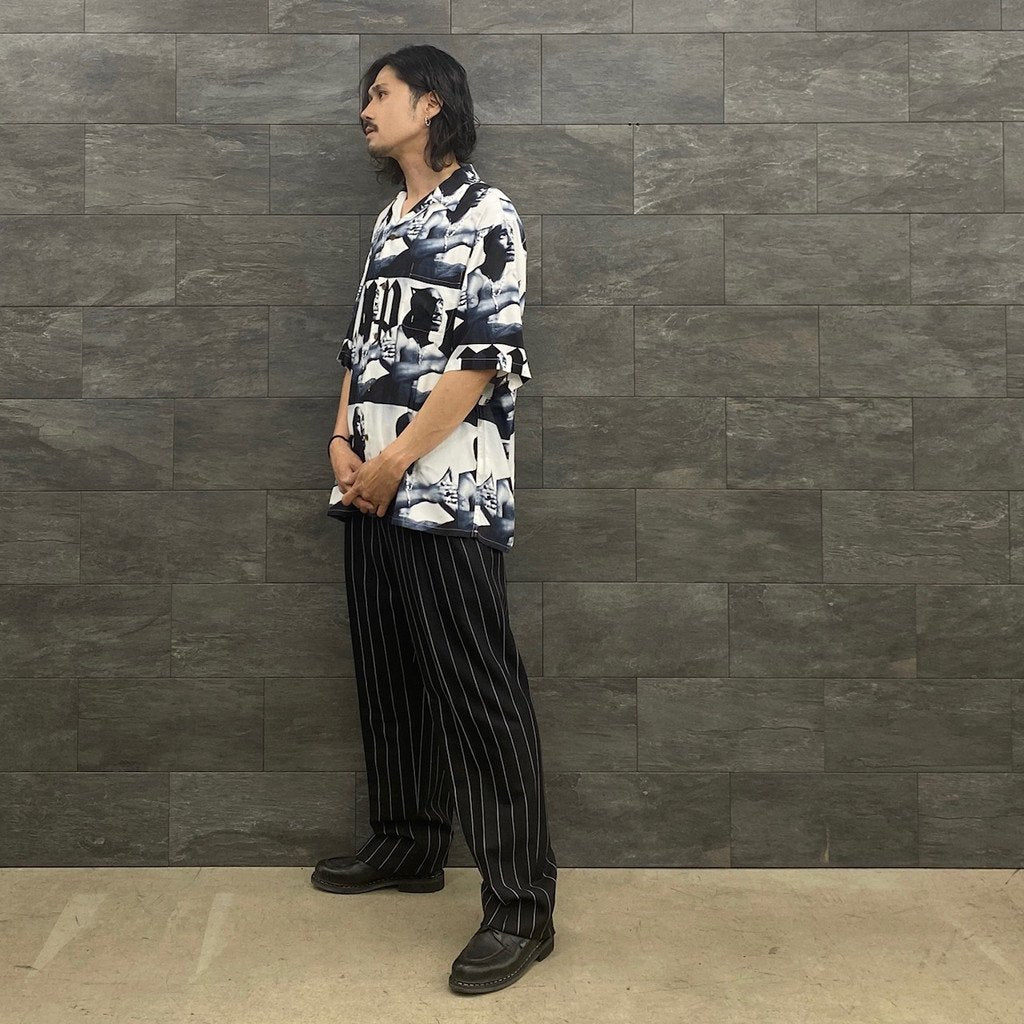 TUPAC | S/S HAWAIIAN SHIRT -TYPE 2- #WHITE [TUPAC-WM-HI02]