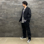 UNCONSTRUCTED JACKET #BLACK [22FWE-WMO-JK01]