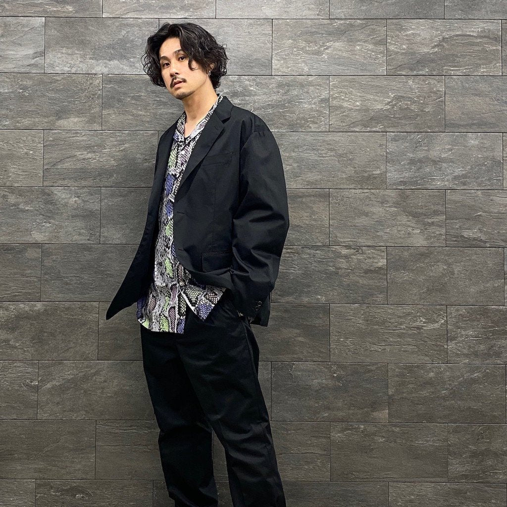 UNCONSTRUCTED JACKET #BLACK [22FWE-WMO-JK01]