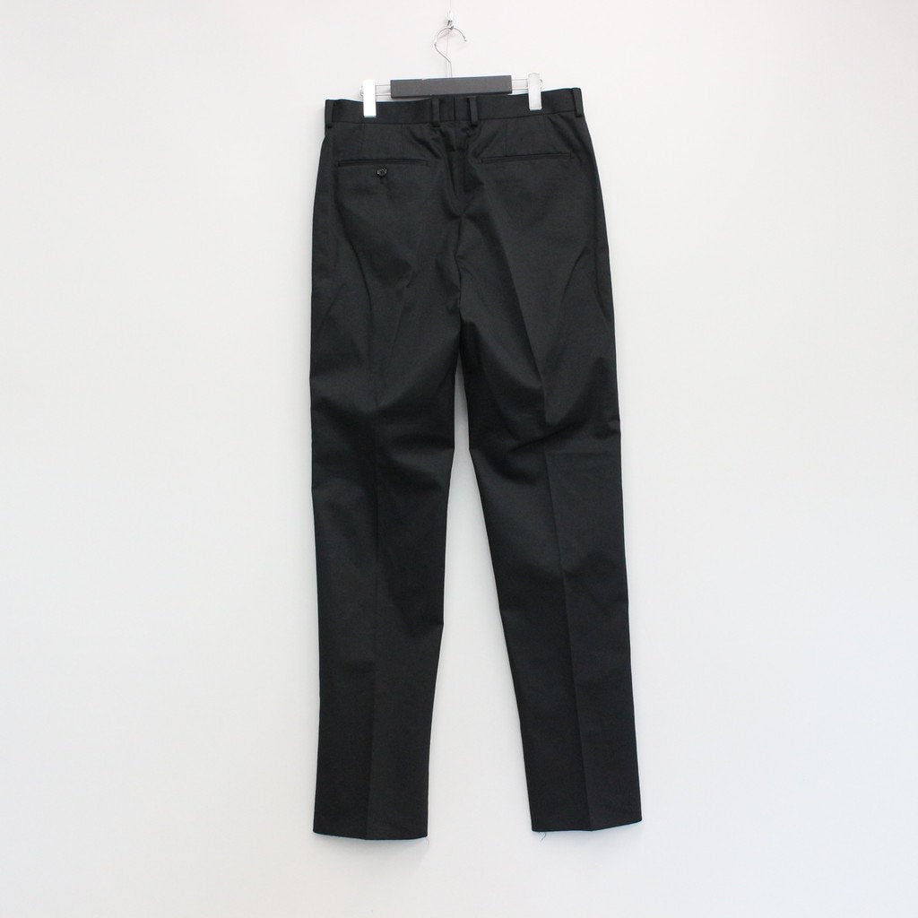 PLEATED TROUSERS #BLACK [22FWE-WMP-TR01]