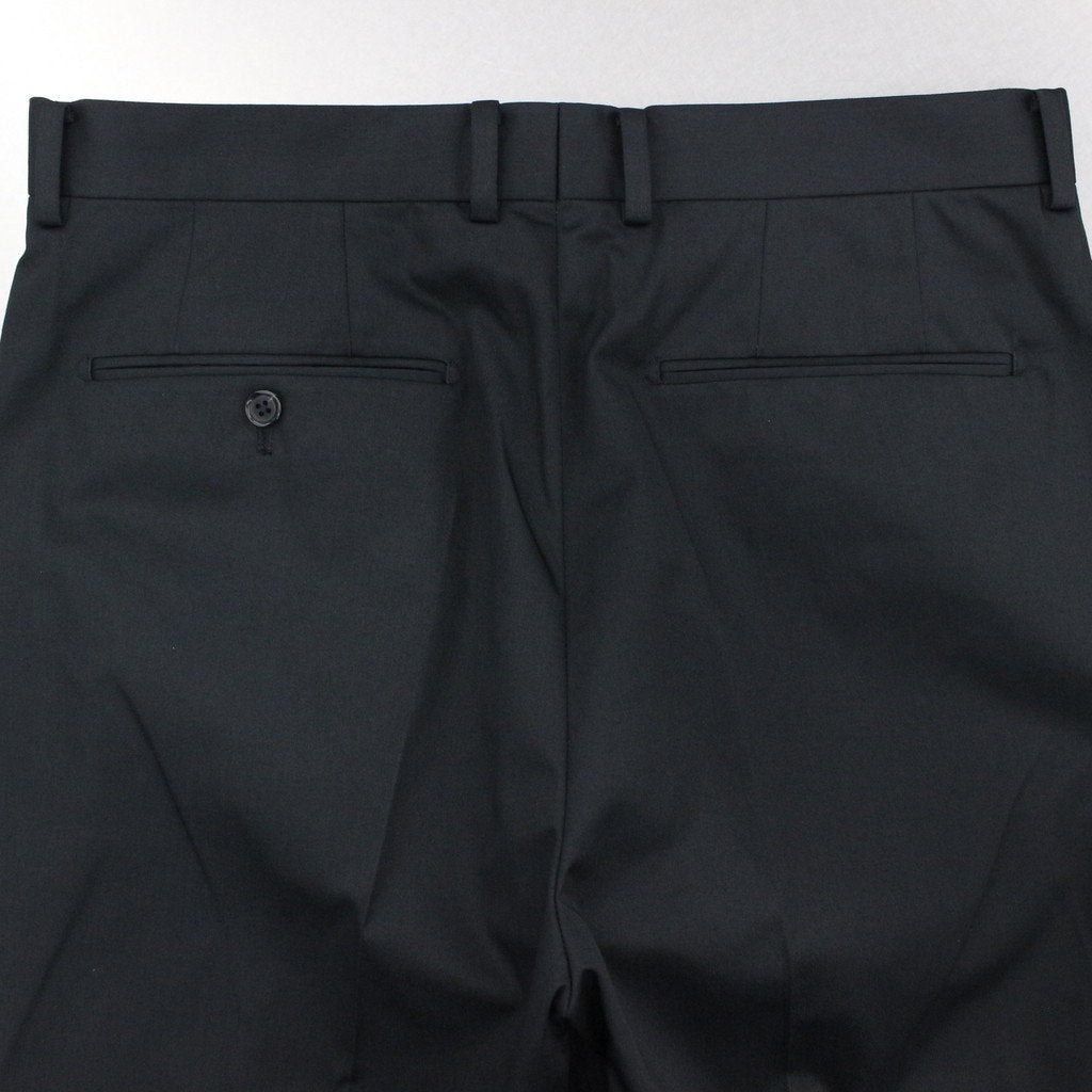 PLEATED TROUSERS #BLACK [22FWE-WMP-TR01]