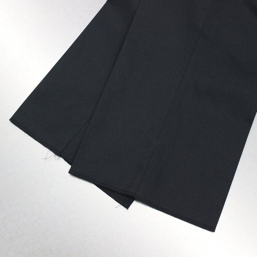 PLEATED TROUSERS #BLACK [22FWE-WMP-TR01]