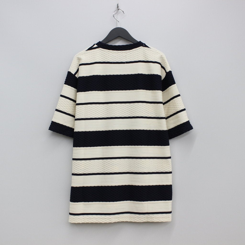 BORDER WIDE TEE #NAVY [SC2310-CT07] _ SON OF THE CHEESE | サノバチーズ –  cocorozashi