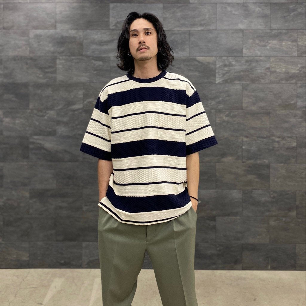 邊框寬 T 卹 #海軍藍 [SC2310-CT07]