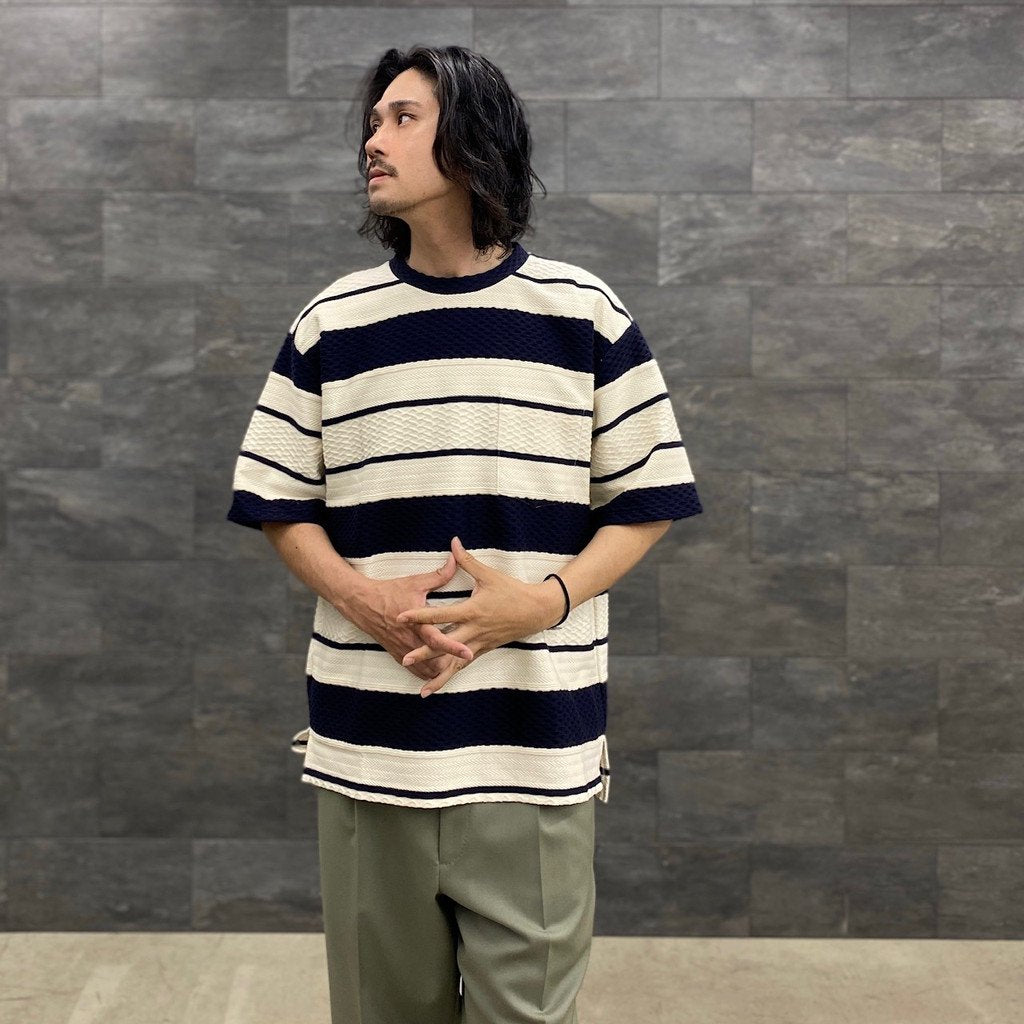 邊框寬 T 卹 #海軍藍 [SC2310-CT07]