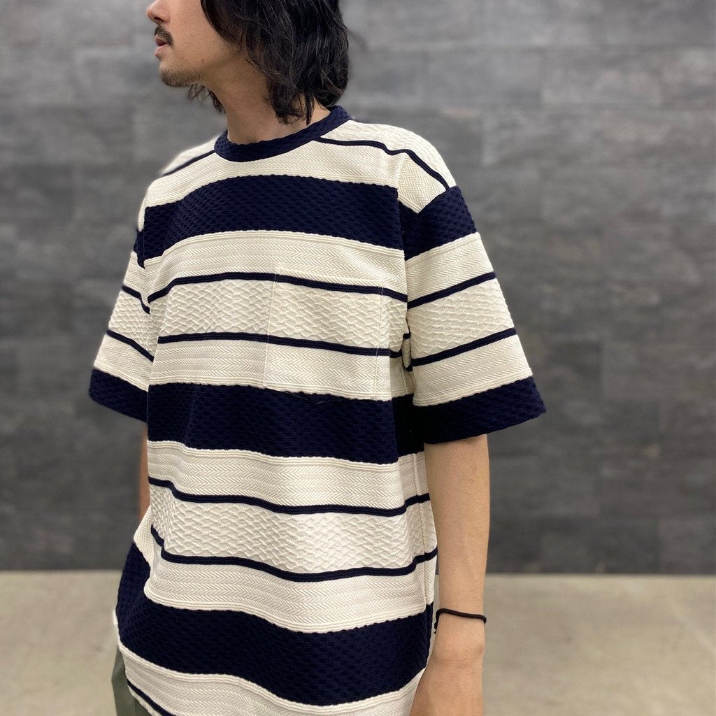 邊框寬 T 卹 #海軍藍 [SC2310-CT07]