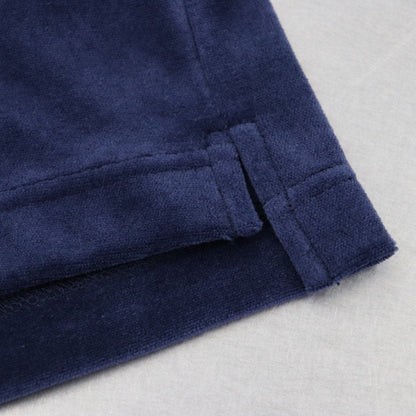 VELOUR STRIPE SHIRT #NAVY [SC2310-CT05]