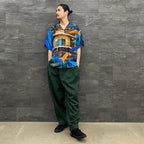 WORK BOHEMIAN PANTS #FOREST [23SS-B02]