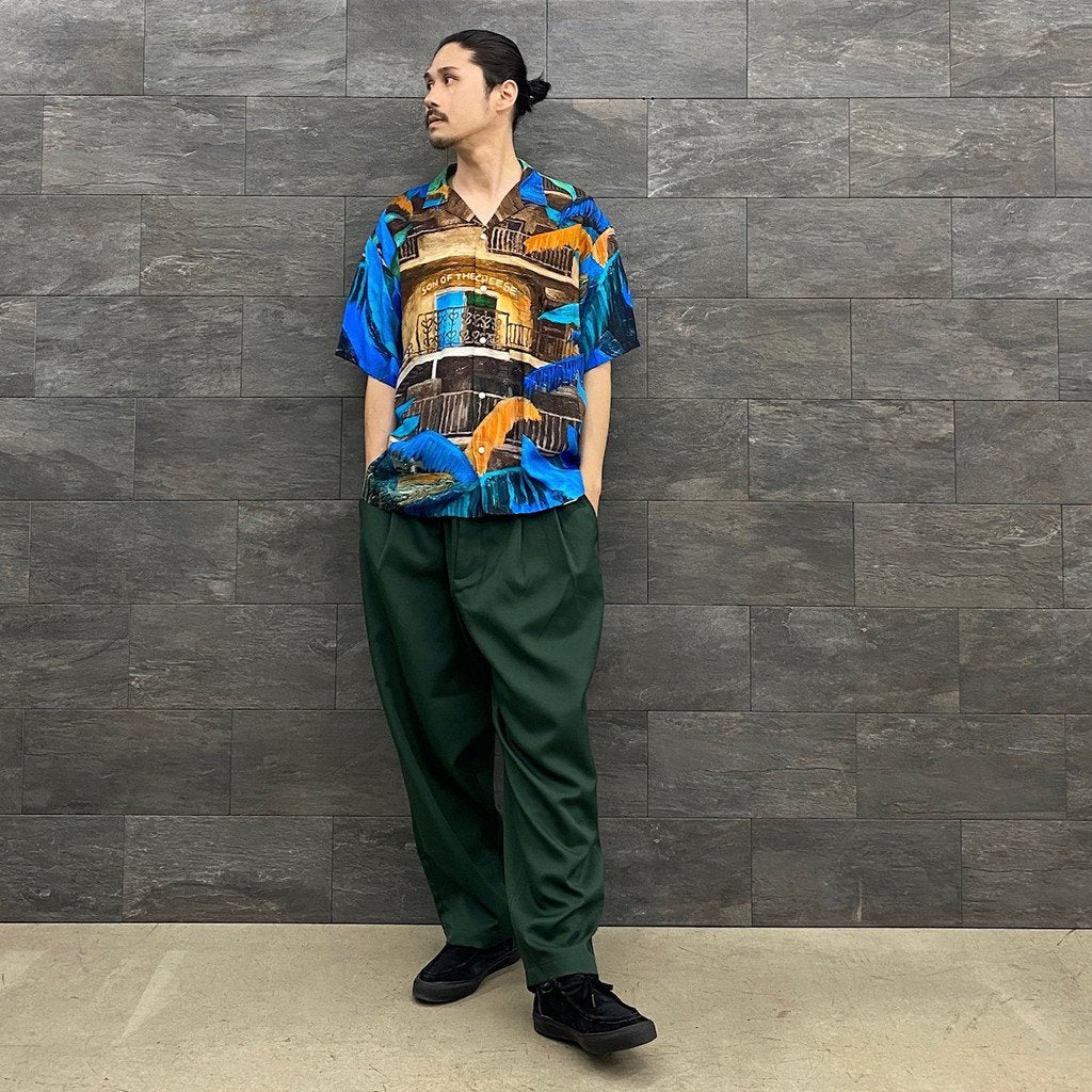 WORK BOHEMIAN PANTS #FOREST [23SS-B02]