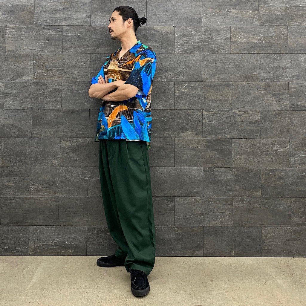 WORK BOHEMIAN PANTS #FOREST [23SS-B02]