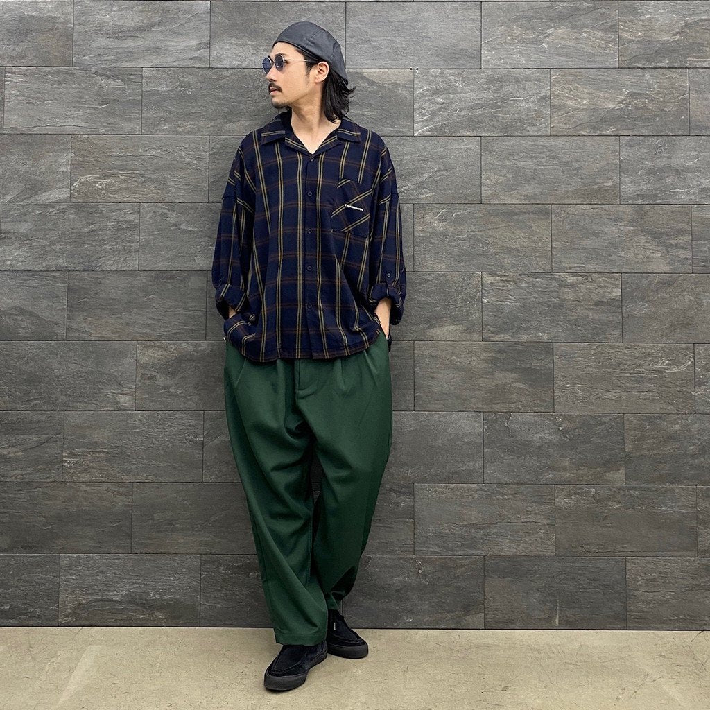 WORK BOHEMIAN PANTS #FOREST [23SS-B02] _ Evisen Skateboards