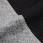 THERMAL RAGLAN TOP #CHARCOAL x BLACK [23SS-KN06]