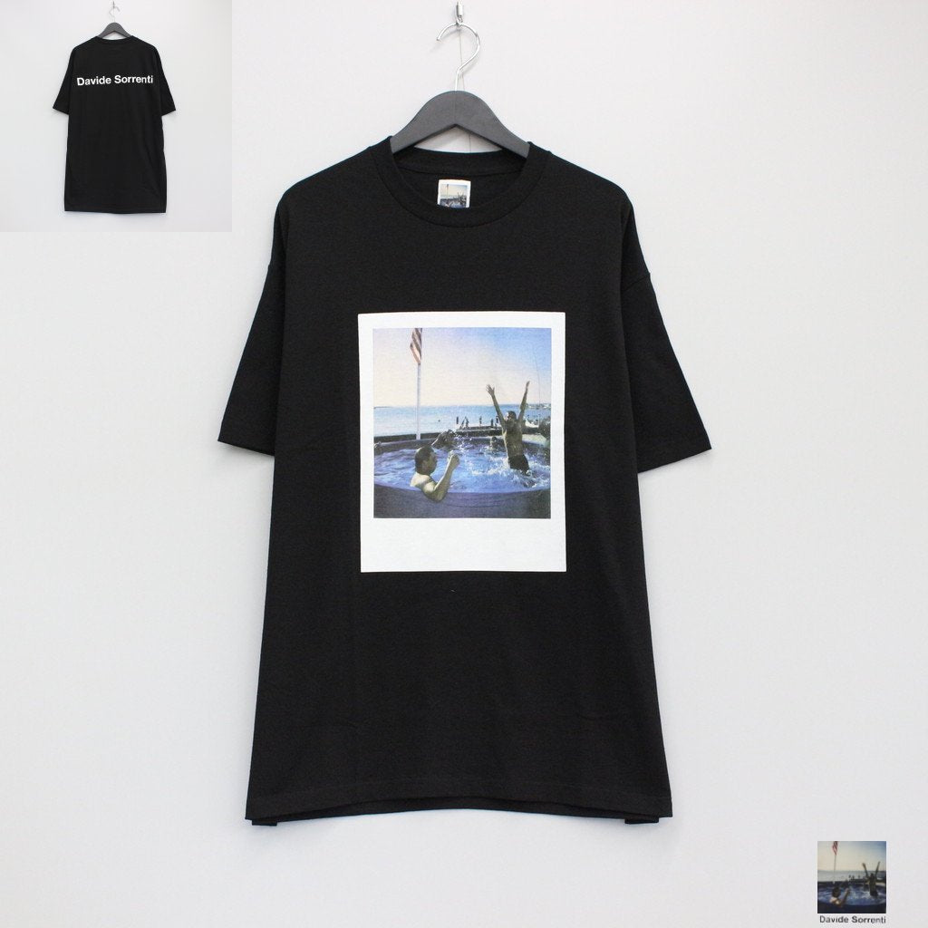 DAVIDE SORRENTI | CREW NECK T-SHIRT -TYPE 2- #BLACK [DAVIDESORRENTI-WM-TEE02]