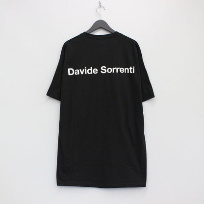 DAVIDE SORRENTI | CREW NECK T-SHIRT -TYPE 2- #BLACK [DAVIDESORRENTI-WM-TEE02]