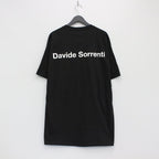 DAVIDE SORRENTI | CREW NECK T-SHIRT -TYPE 2- #BLACK [DAVIDESORRENTI-WM-TEE02]