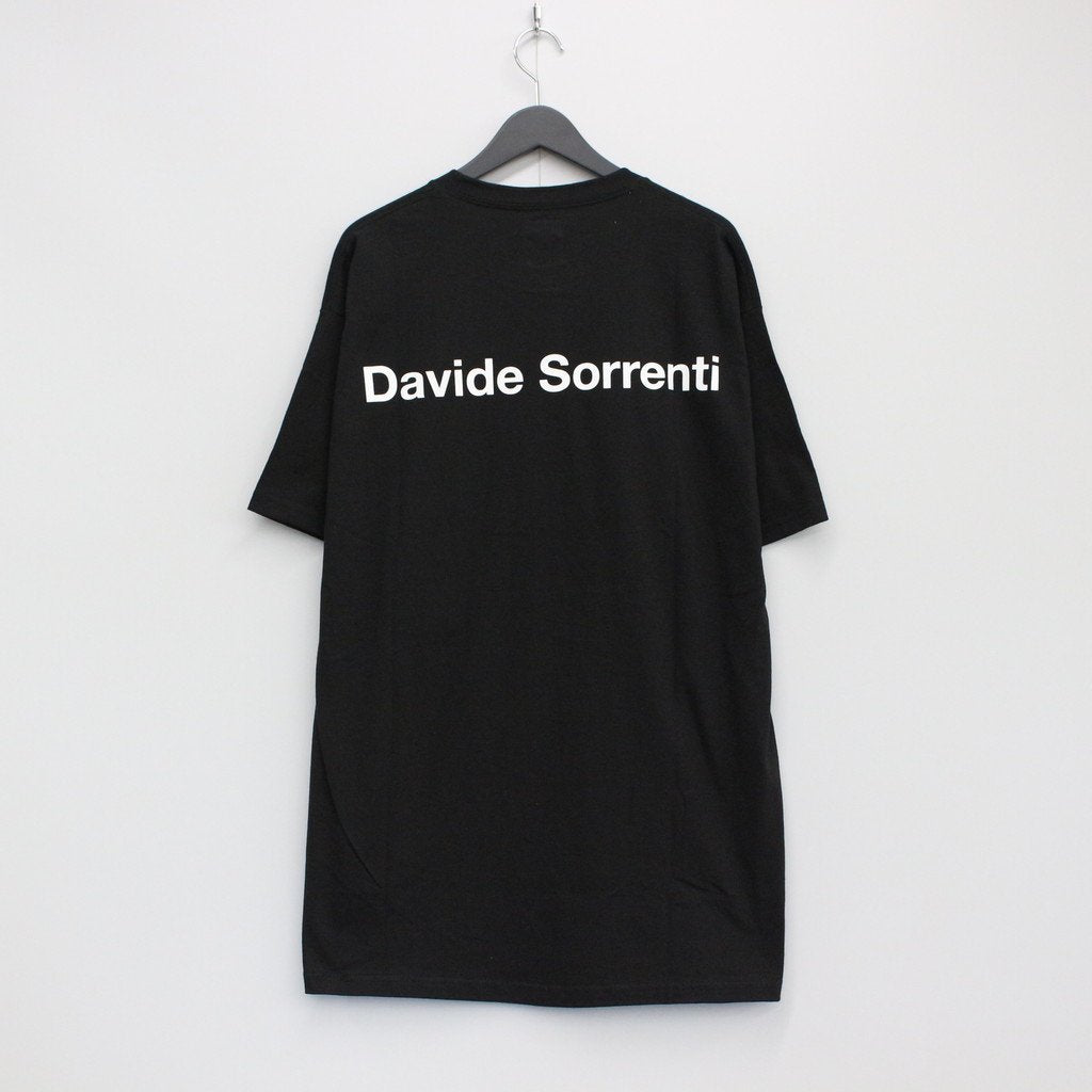 DAVIDE SORRENTI | CREW NECK T-SHIRT -TYPE 2- #BLACK [DAVIDESORRENTI-WM-TEE02]