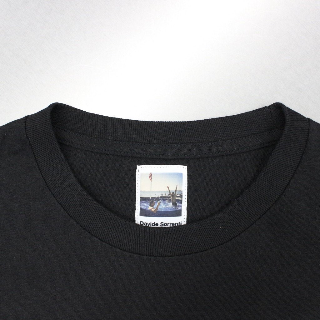 DAVIDE SORRENTI | CREW NECK T-SHIRT -TYPE 2- #BLACK [DAVIDESORRENTI-WM-TEE02]