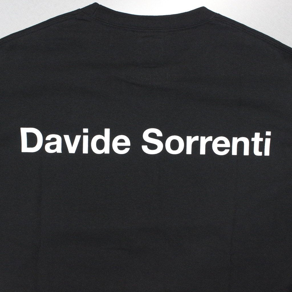 DAVIDE SORRENTI | CREW NECK T-SHIRT -TYPE 2- #BLACK [DAVIDESORRENTI-WM-TEE02]