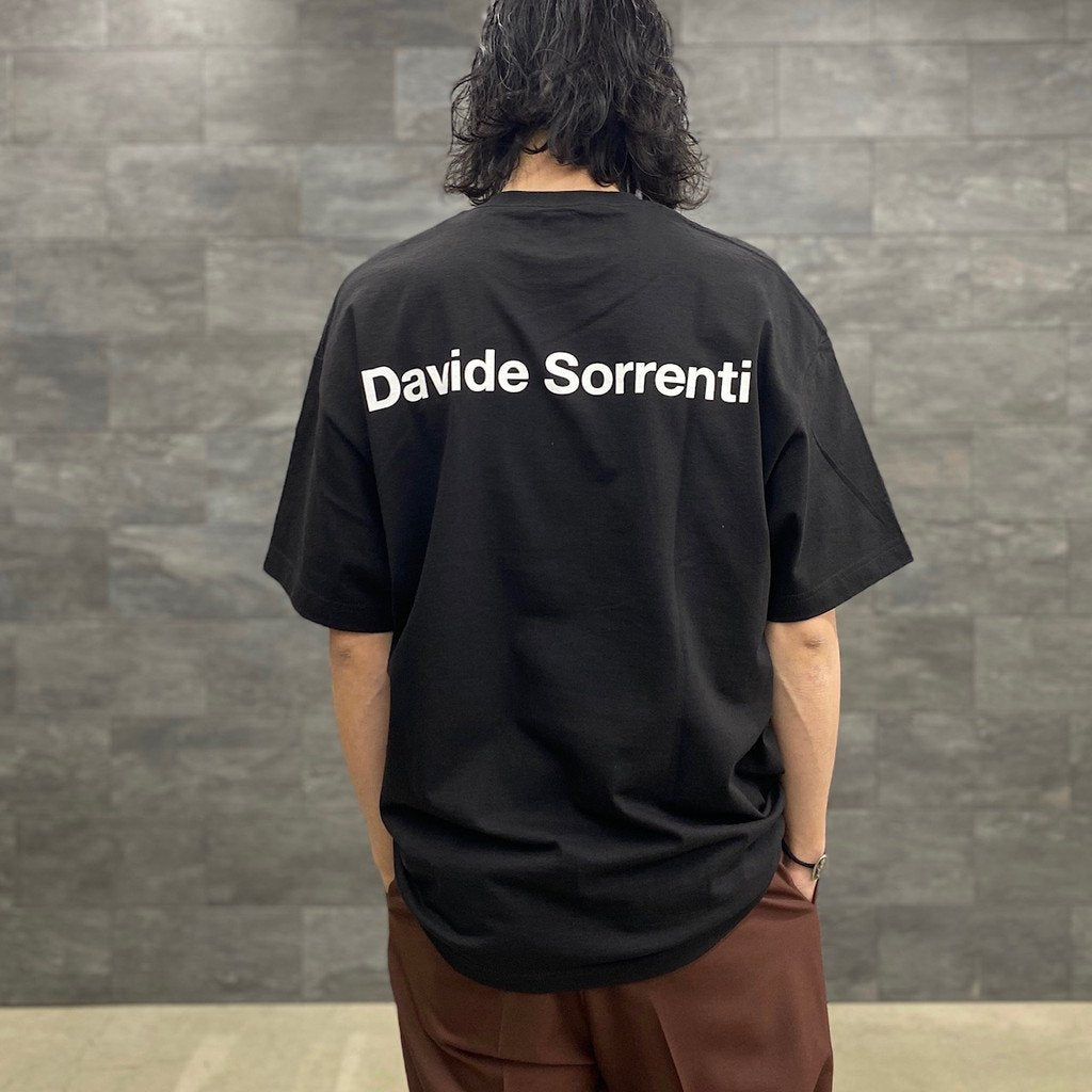 DAVIDE SORRENTI | CREW NECK T-SHIRT -TYPE 2- #BLACK [DAVIDESORRENTI-WM-TEE02]