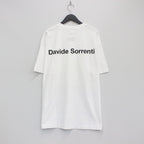 DAVIDE SORRENTI | CREW NECK T-SHIRT -TYPE 2- #WHITE [DAVIDESORRENTI-WM-TEE02]