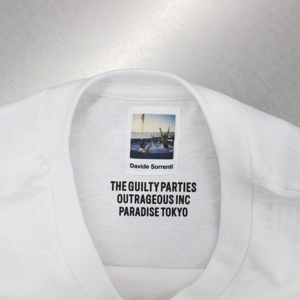 DAVIDE SORRENTI | CREW NECK T-SHIRT -TYPE 2- #WHITE [DAVIDESORRENTI-WM-TEE02]