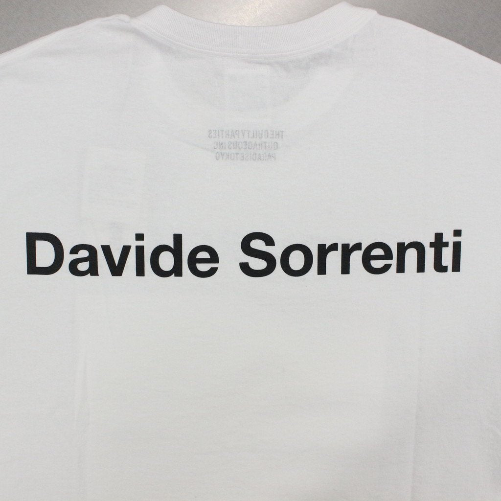 DAVIDE SORRENTI | CREW NECK T-SHIRT -TYPE 2- #WHITE ...