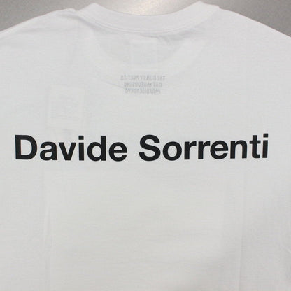 DAVIDE SORRENTI | CREW NECK T-SHIRT -TYPE 2- #WHITE [DAVIDESORRENTI-WM-TEE02]