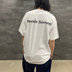 DAVIDE SORRENTI | CREW NECK T-SHIRT -TYPE 2- #WHITE [DAVIDESORRENTI-WM-TEE02]
