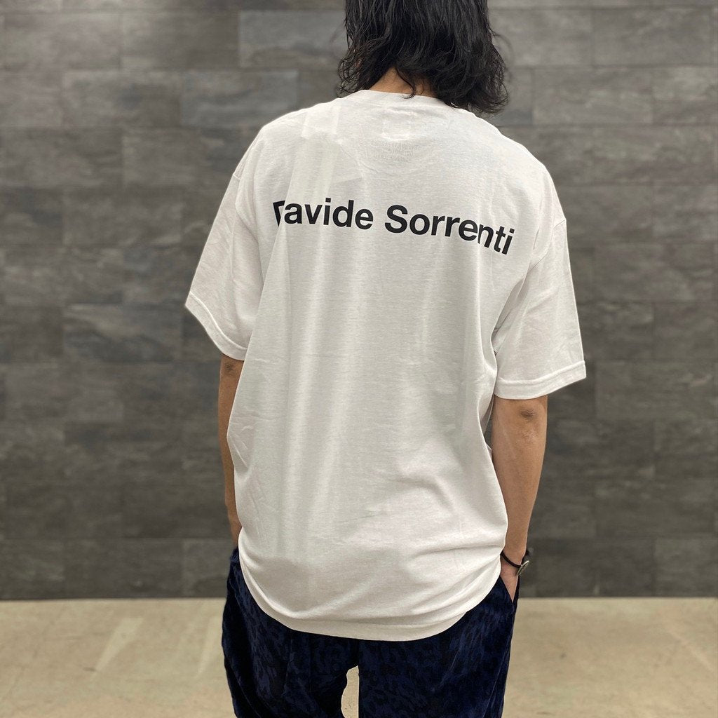 DAVIDE SORRENTI | CREW NECK T-SHIRT -TYPE 2- #WHITE [DAVIDESORRENTI-WM-TEE02]